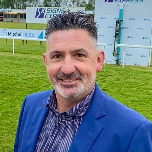 Switch Rugby's City of Bristol scheme Sponsor Chris Stafford of Mitchell & Co.